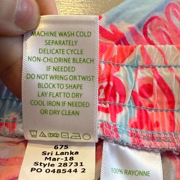 Lilly Pulitzer Katia Mid-Rise Shorts Size Small - Picture 6 of 10